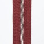 Молния рулонная метал. Т5 (темно-красная)-1