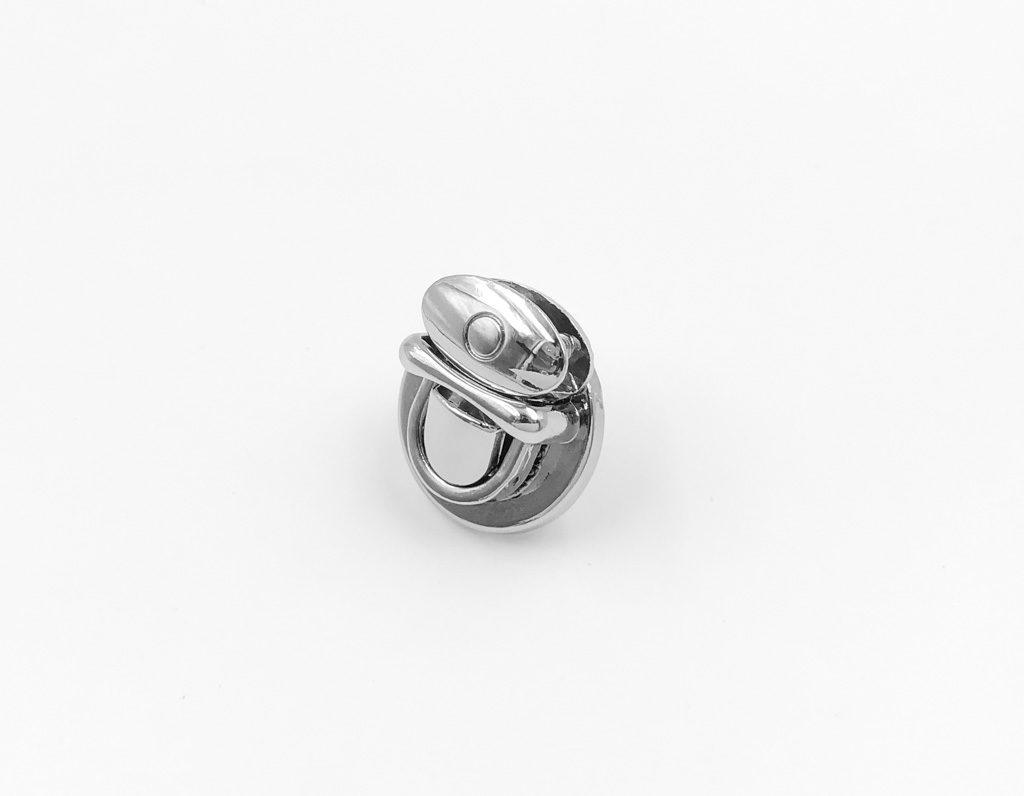 Замок для сумки (никель)