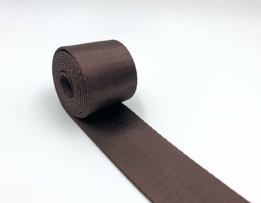 Стропа для сумок 38 мм (коричневая)