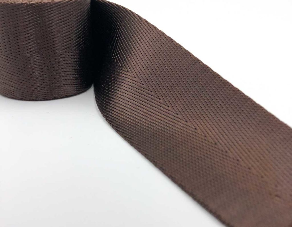 Стропа для сумок 38 мм (коричневая)