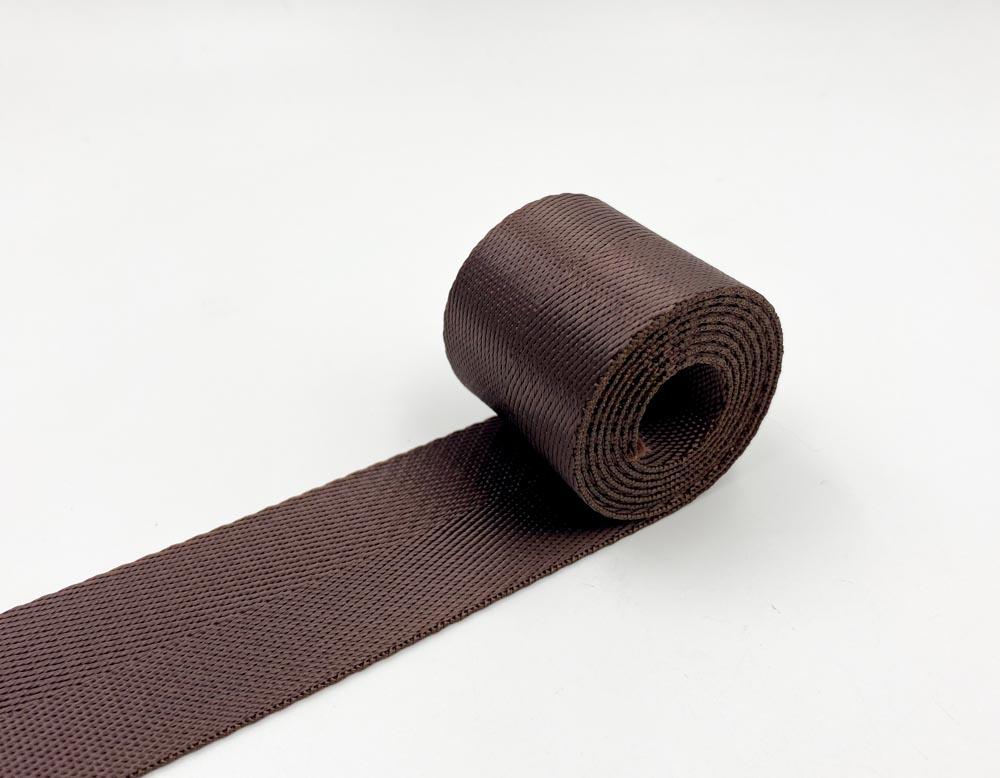 Стропа для сумок 38 мм (коричневая)