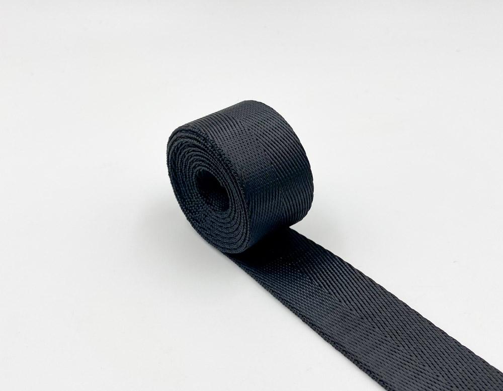 Стропа для сумок 25 мм (черная)