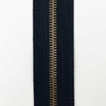 Молния рулонная метал. Т5 (черная/антик)-1