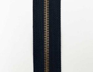 Молния рулонная метал. Т5 (черная/антик)