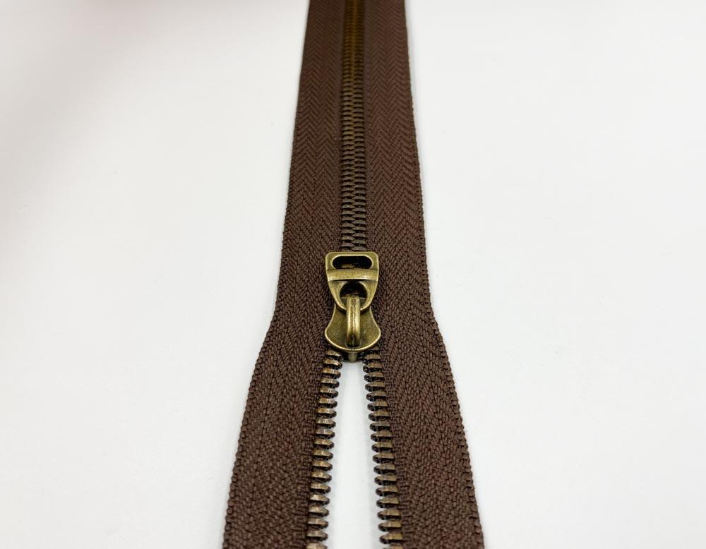 Молния рулонная метал. Т5 (коричневая/антик)