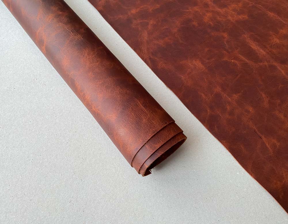 Кожа Wax Pull-up Cognac 1.2-1.4 мм