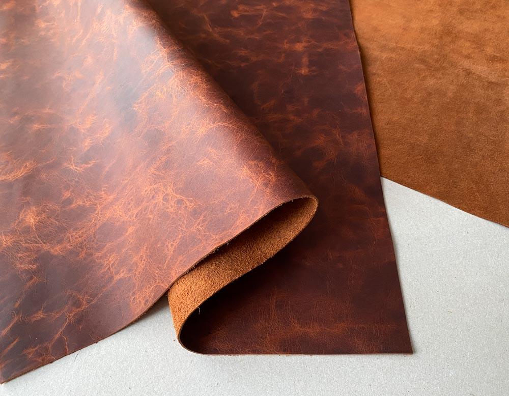 Кожа Wax Pull-up Cognac 1.2-1.4 мм