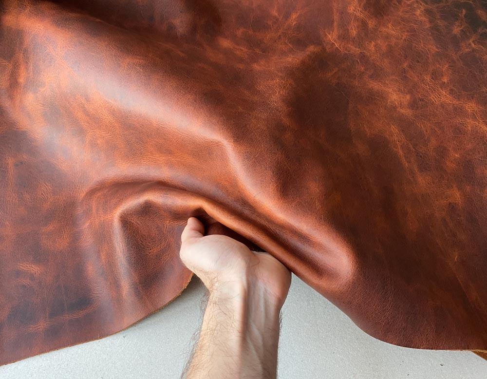 Кожа Wax Pull-up Cognac 1.8-2.0 мм