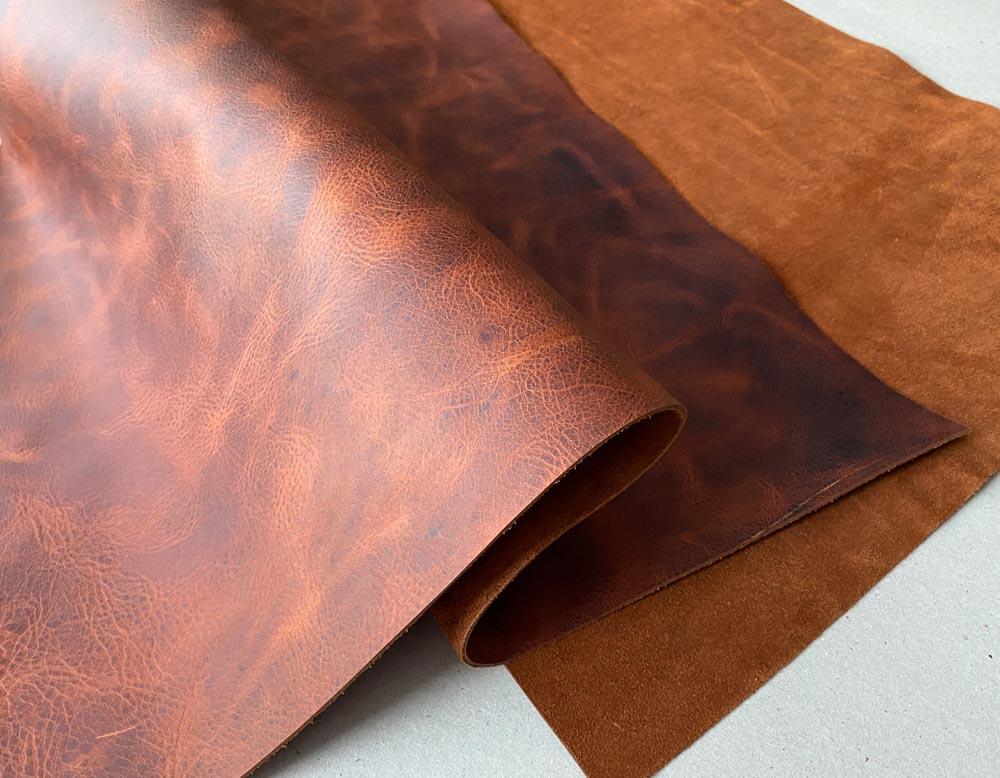 Кожа Wax Pull-up Cognac 1.8-2.0 мм