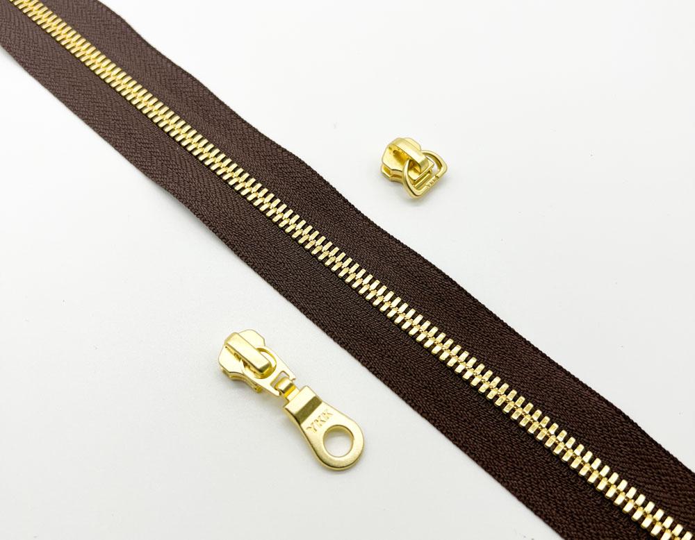 Молния YKK Excella T5 (коричневая)