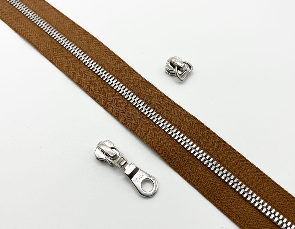 Молния YKK Excella T5 (светло-коричневая)