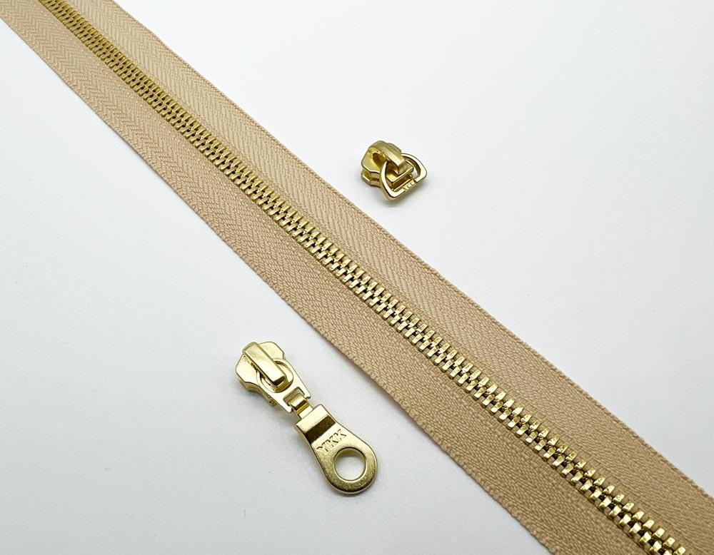 Молния YKK Excella T5 (бежевая)