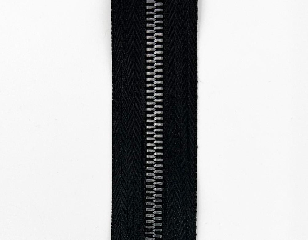 Молния рулонная метал. Т5 (черная/тем.никель)