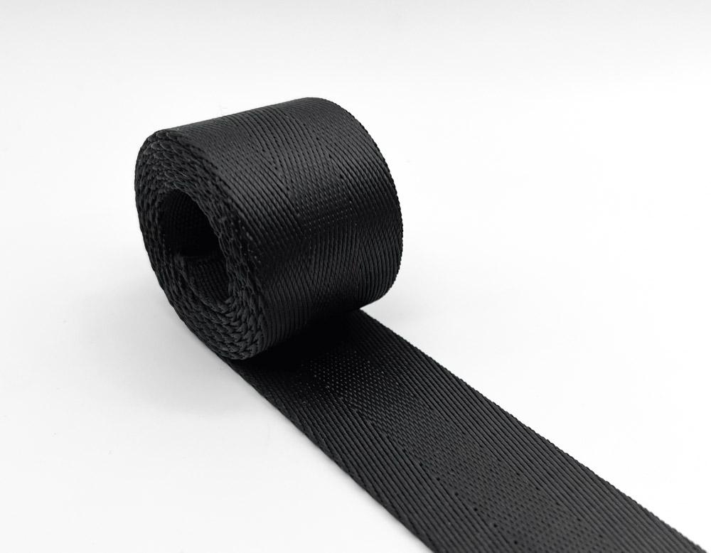 Стропа для сумок 38 мм (черная 1,8 мм)