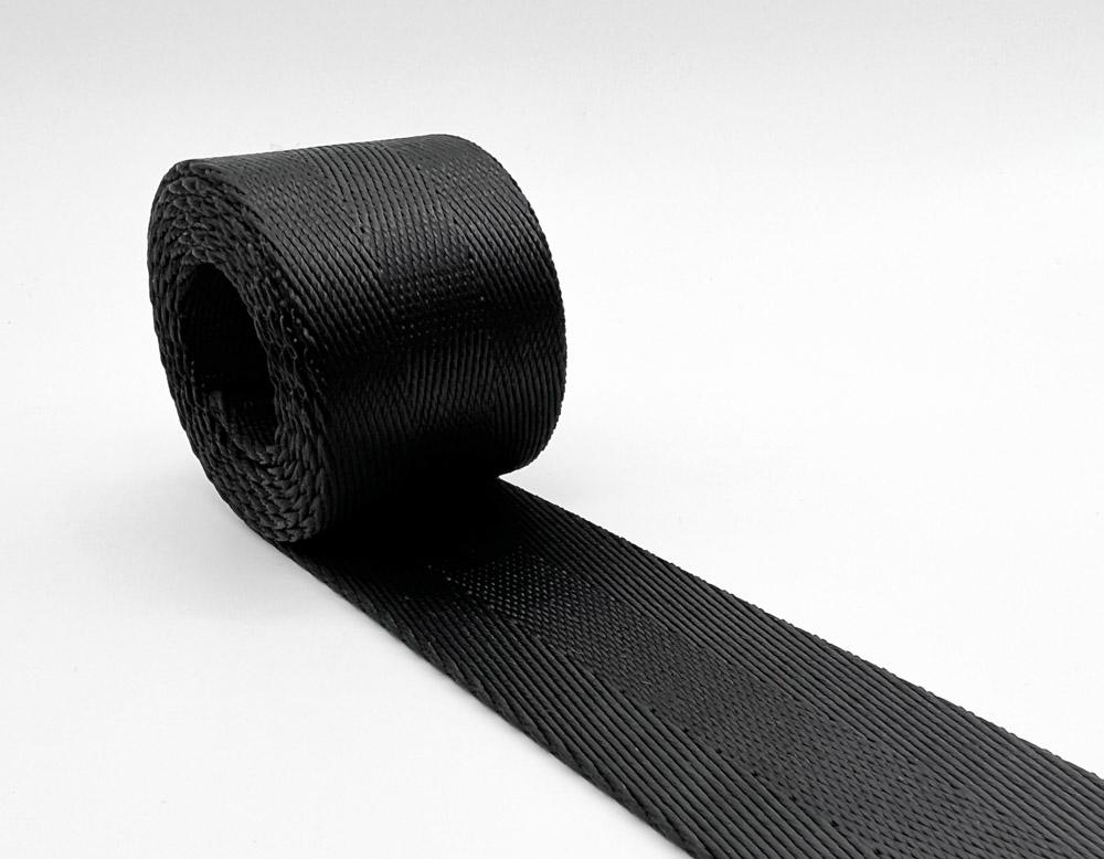 Стропа для сумок 38 мм (черная 1,8 мм)