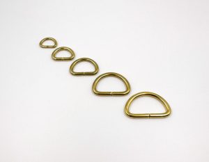 Полукольцо круглое латунное