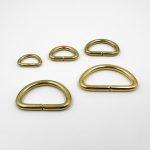 Полукольцо круглое латунное-2