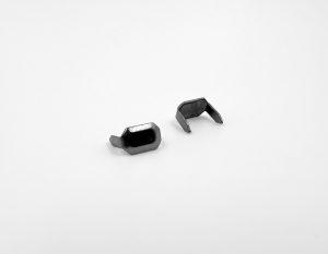 Скрепка для шлевки (темный никель)