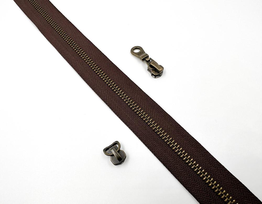 Молния рулонная YKK T5 (коричневая/антик)